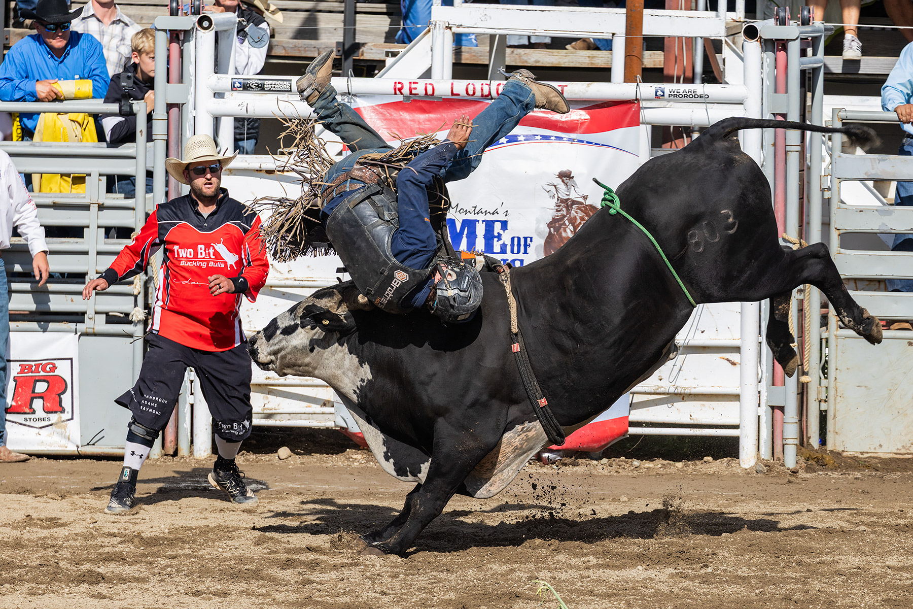 Home of Champions Rodeo, Red Lodge, MT.  Click for next photo.