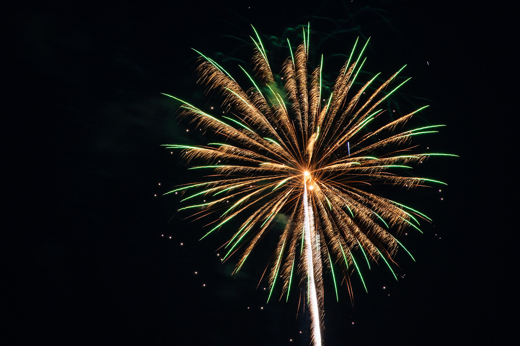 Fireworks, Red Lodge, MT.  Click for next photo.