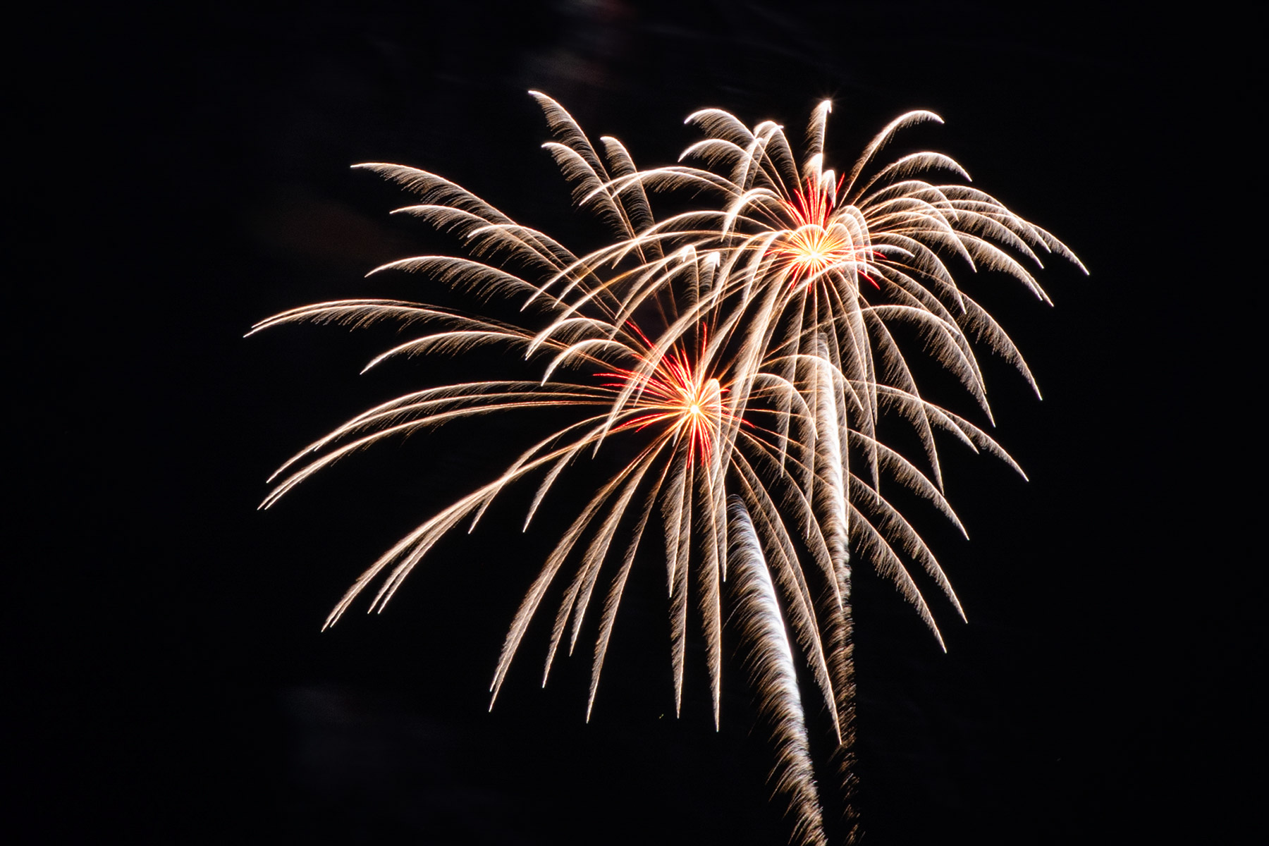 Fireworks, Red Lodge, MT.  Click for next photo.