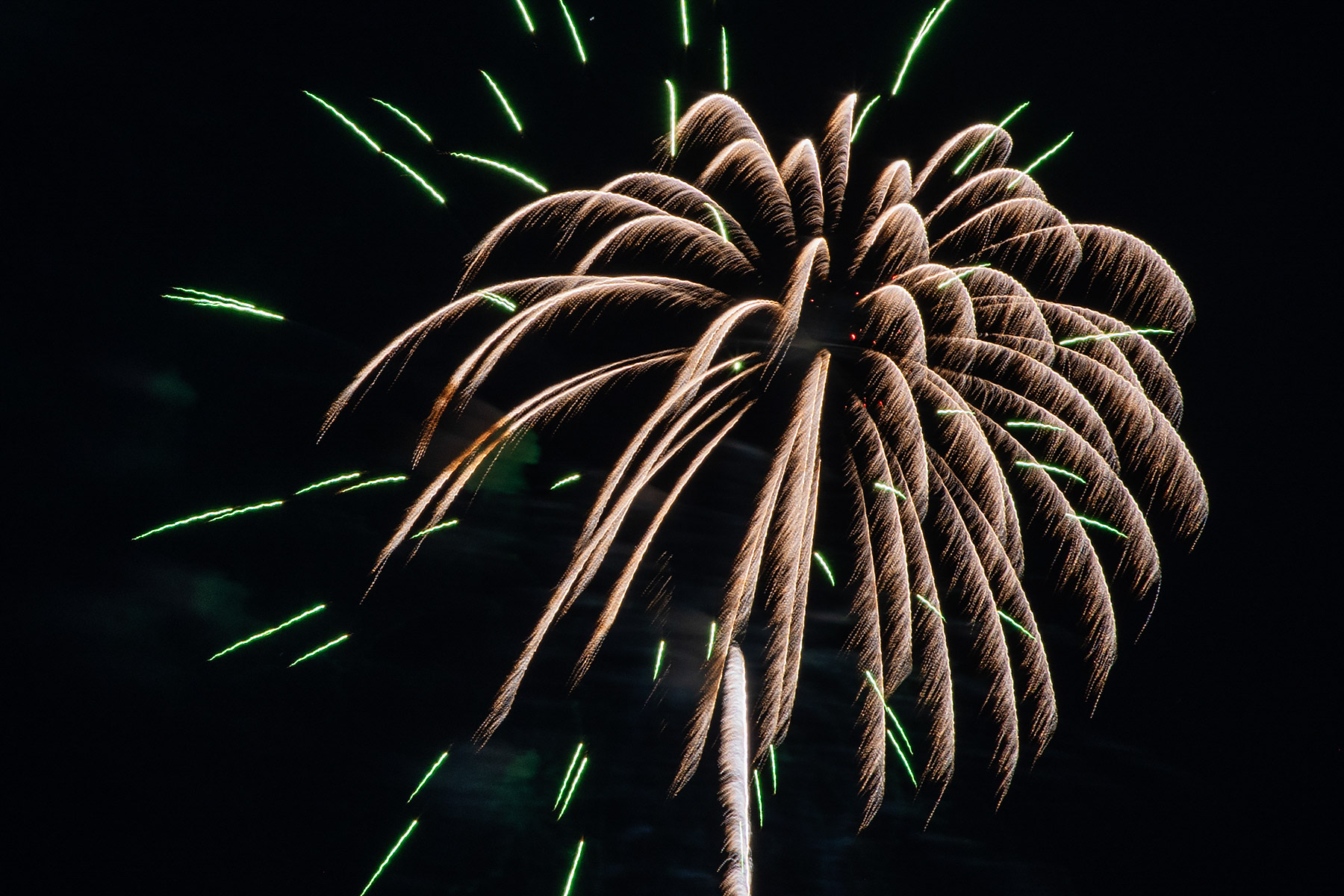 Fireworks, Red Lodge, MT.  Click for next photo.