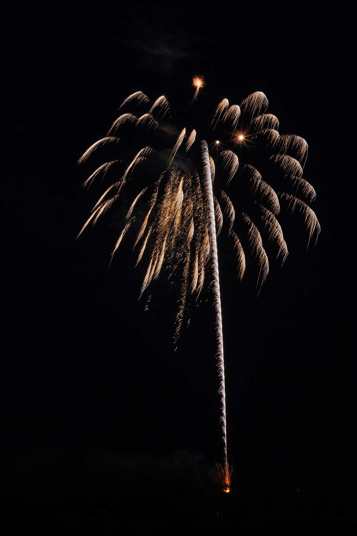 Fireworks, Red Lodge, MT.  Click for next photo.