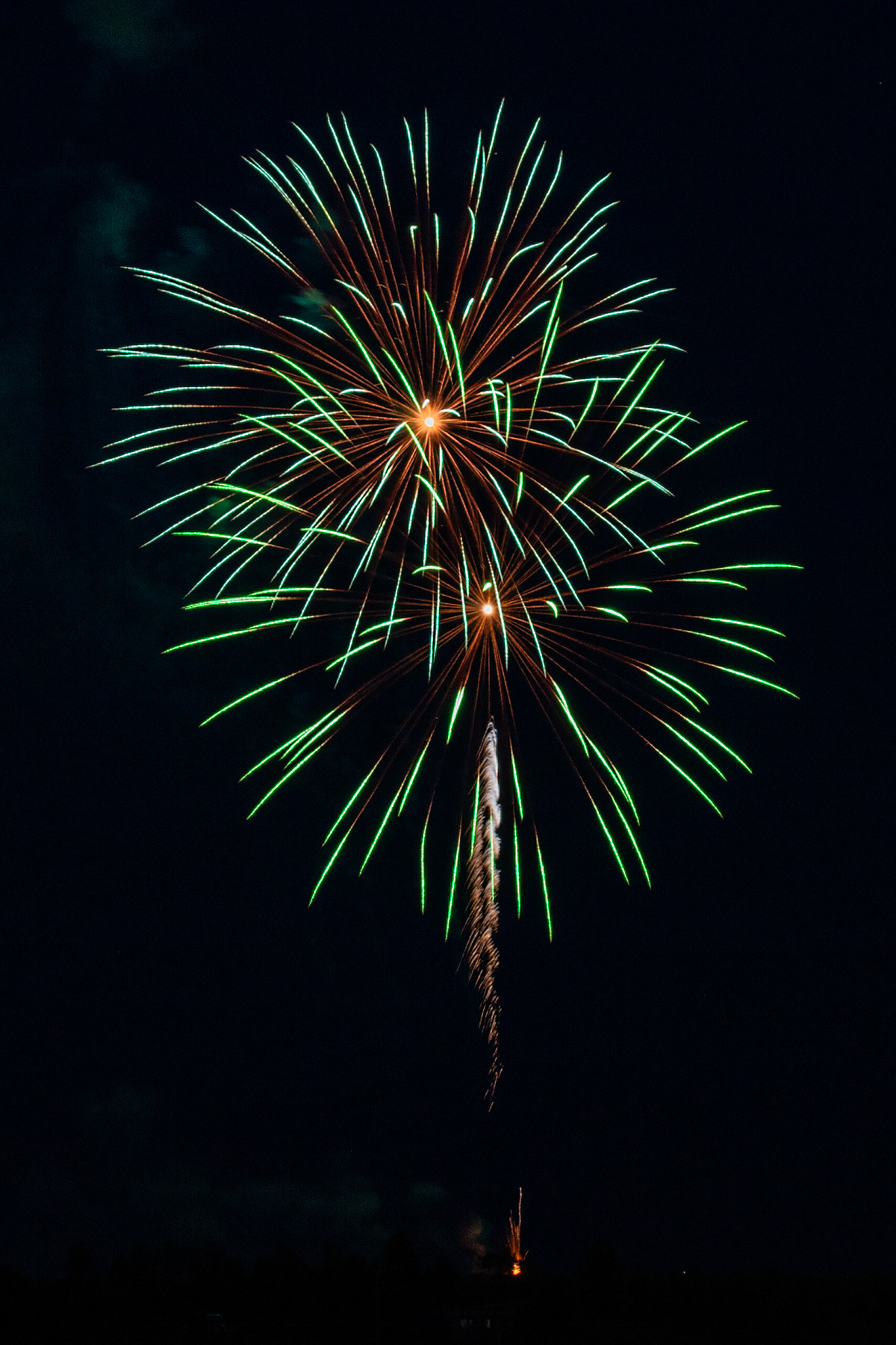 Fireworks, Red Lodge, MT.  Click for next photo.