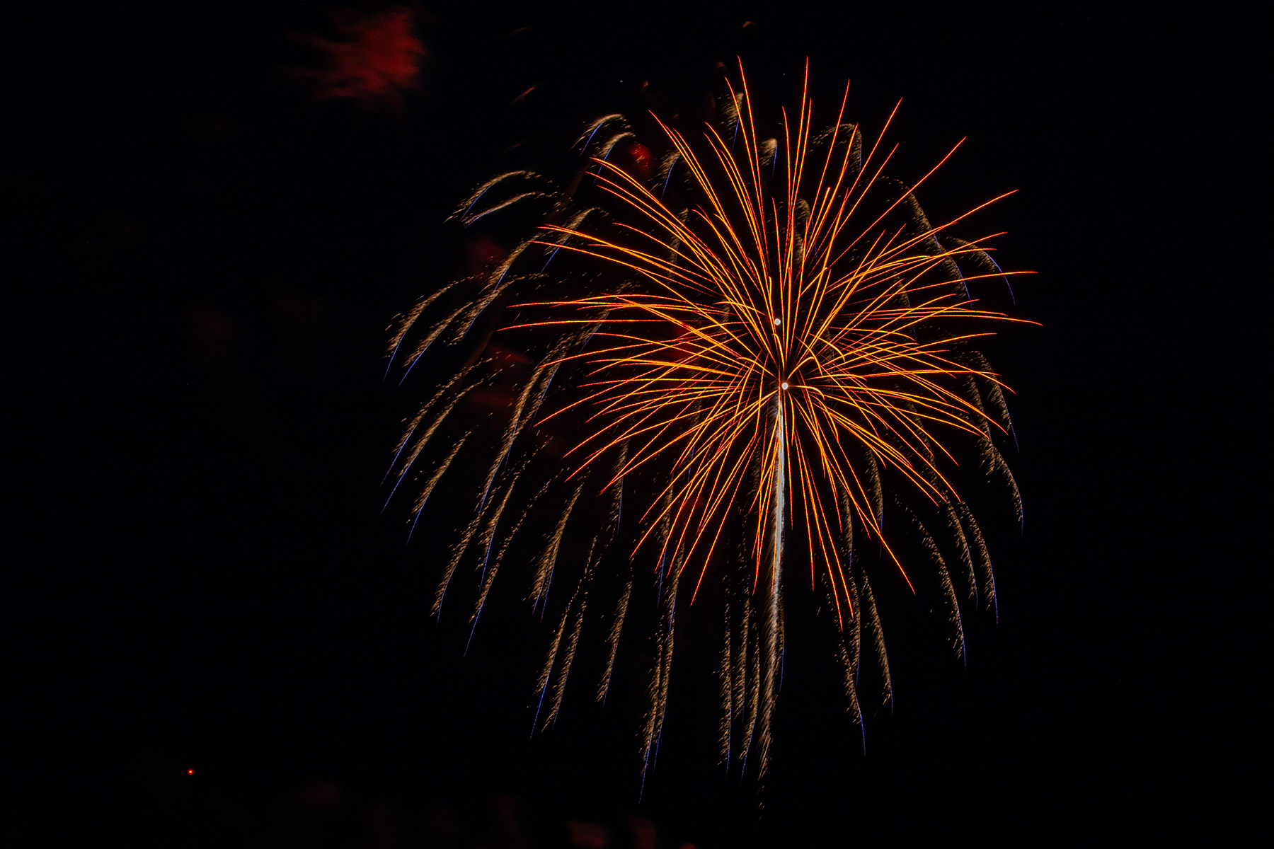 Fireworks, Red Lodge, MT.  Click for next photo.