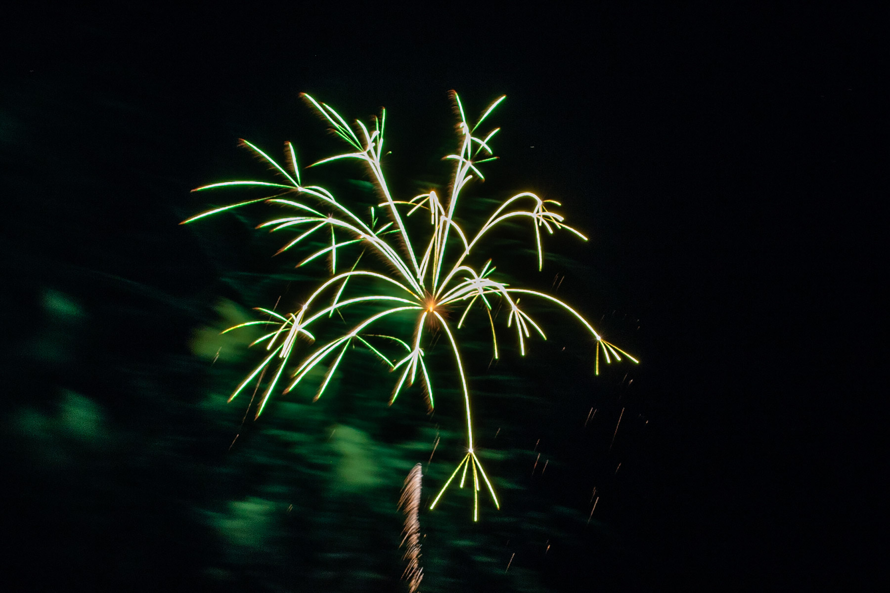 Fireworks, Red Lodge, MT.  Click for next photo.